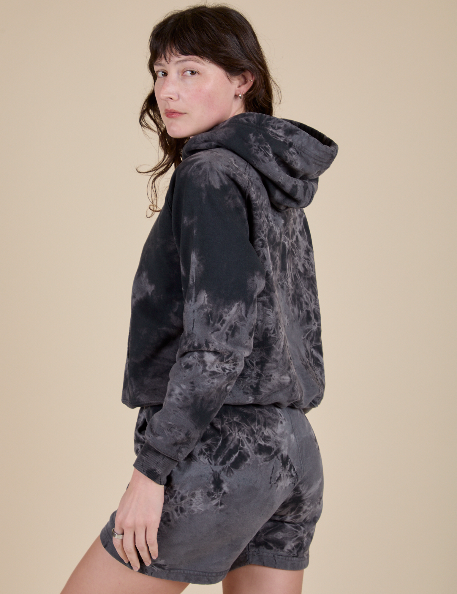 Heavyweight Oversized Hoodie - Black Magic Waters