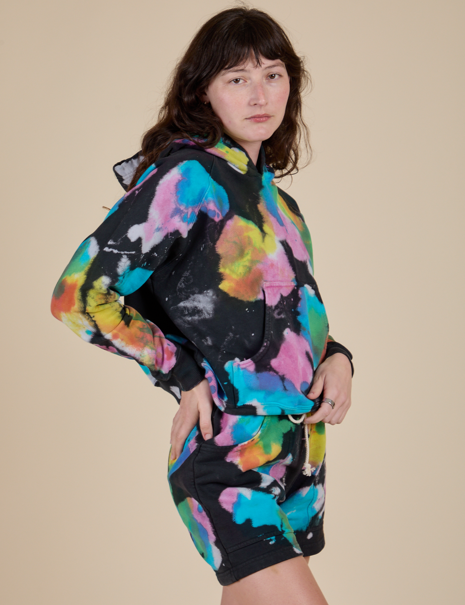 Heavyweight Oversized Hoodie - Rainbow Magic Waters