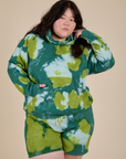 Heavyweight Oversized Hoodie - Green Magic Waters