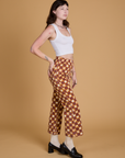 Printed Action Pants - Lucky (Orange)