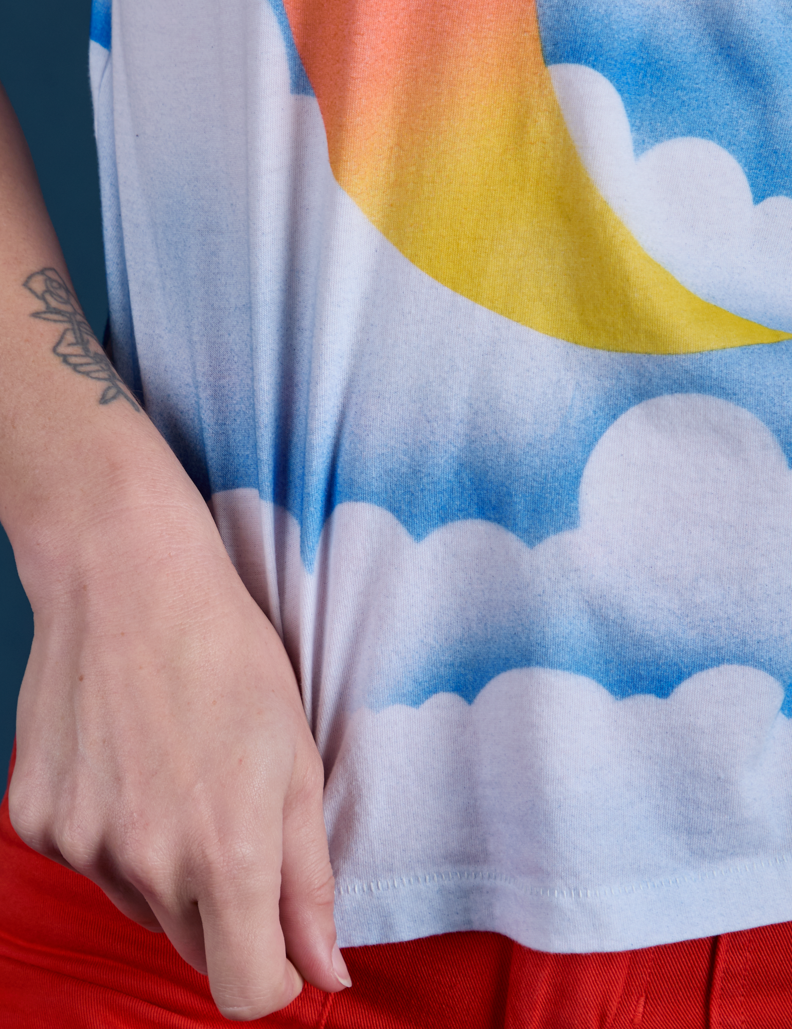 Airbrush Moon Vintage Tee