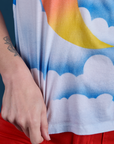 Airbrush Moon Vintage Tee