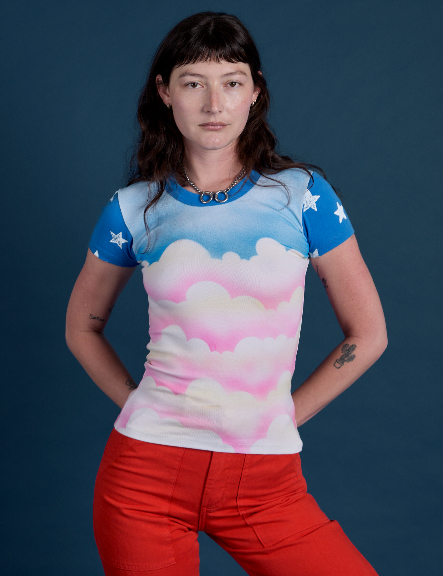 Airbrush Cloud Baby Tee