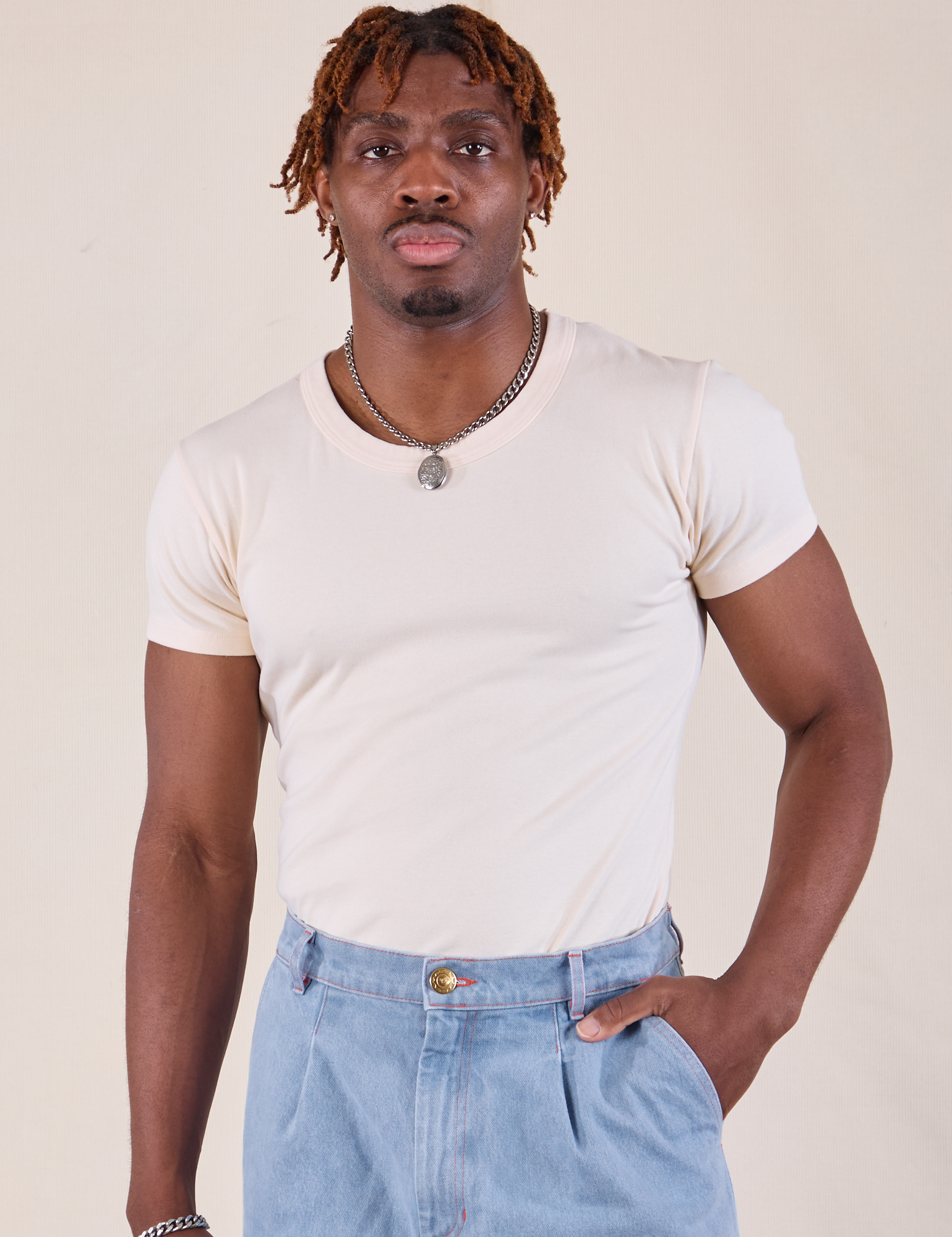 Baby Tee - Vintage Tee Off-White – BIG BUD PRESS