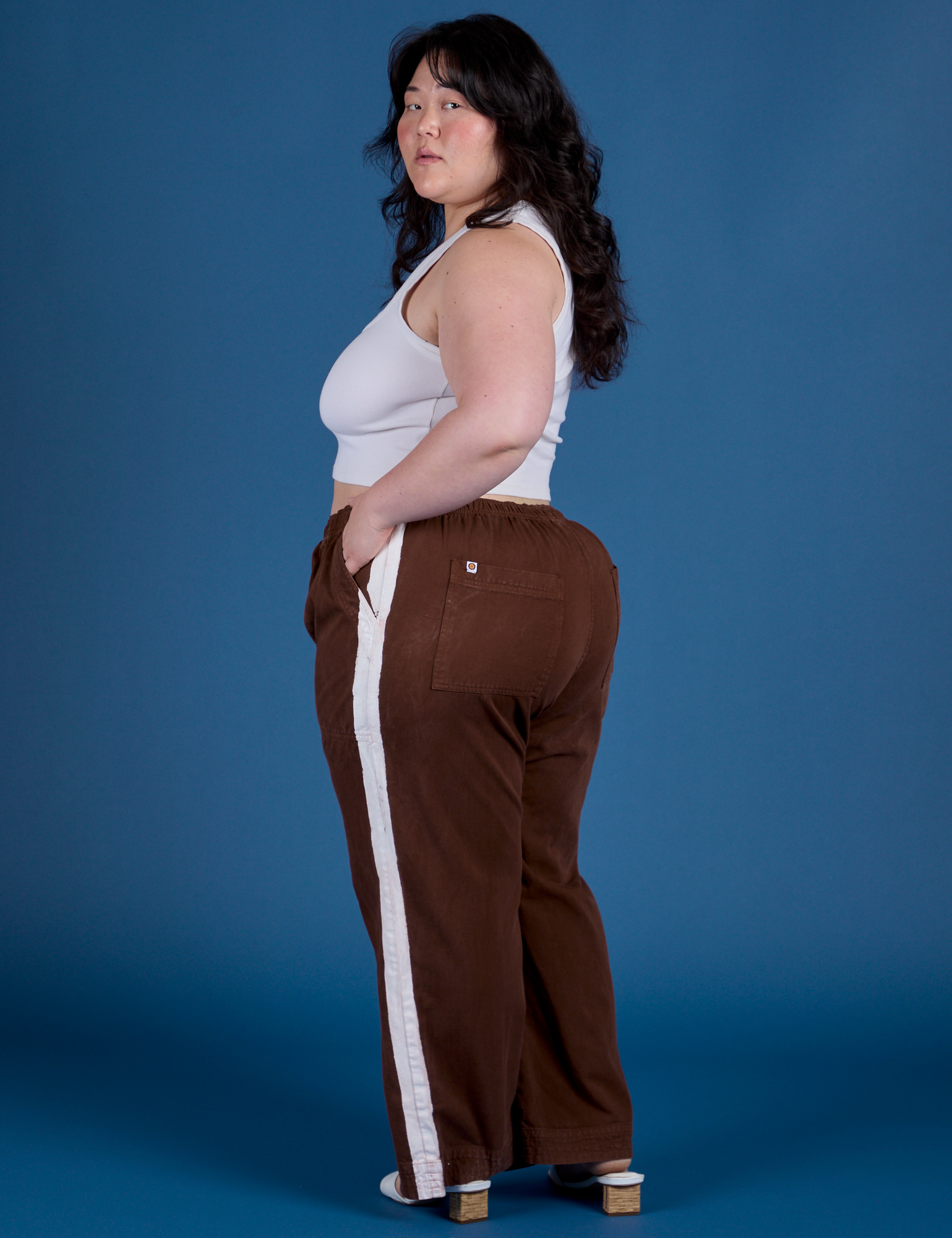 Painted Action Pants - Fudgesicle Brown – BIG BUD PRESS