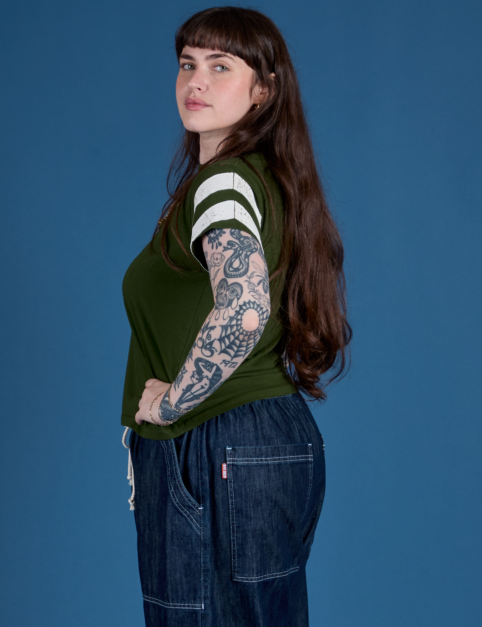 Painted Vintage Tee - Evergreen