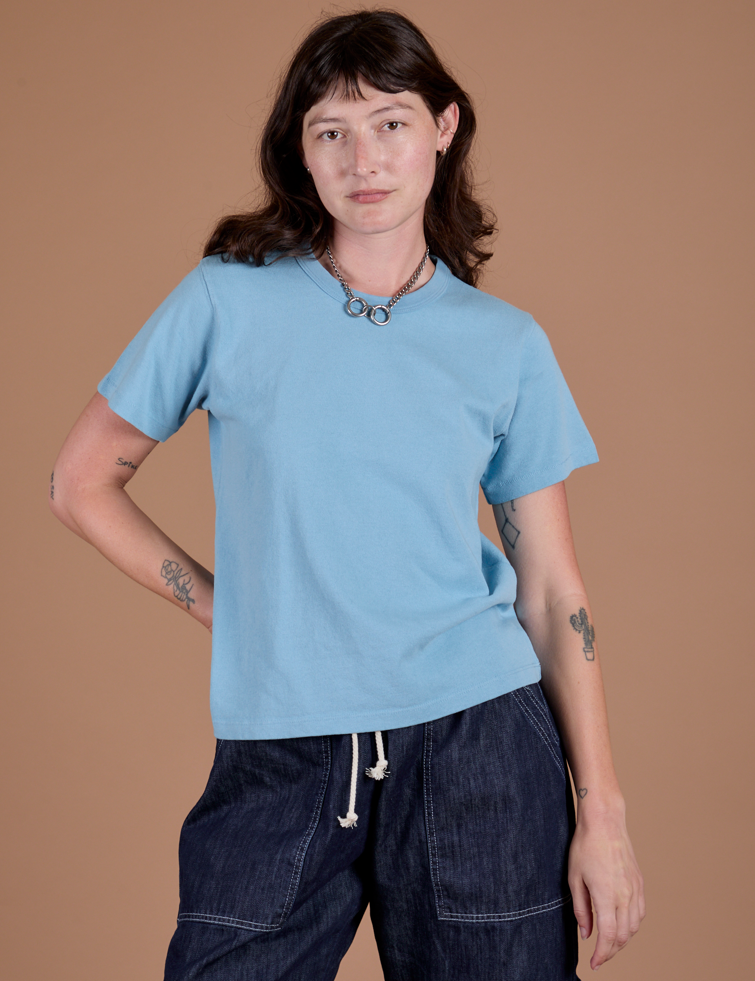Burly Tee - Baby Blue