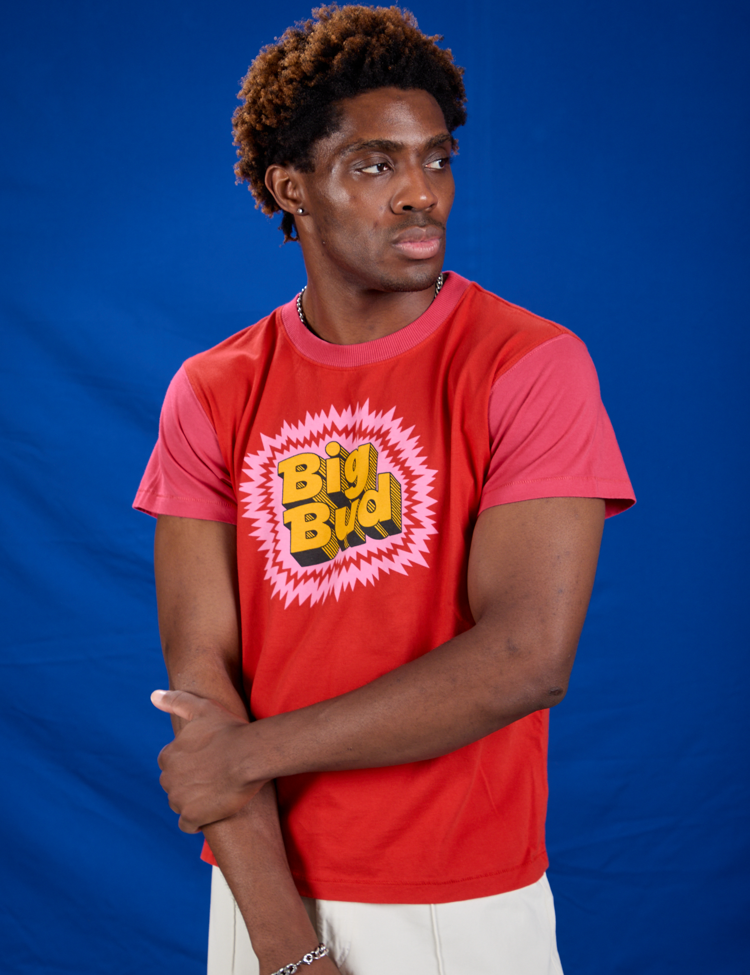 Vintage Tee in Pop Rocks Explosion on Isaac