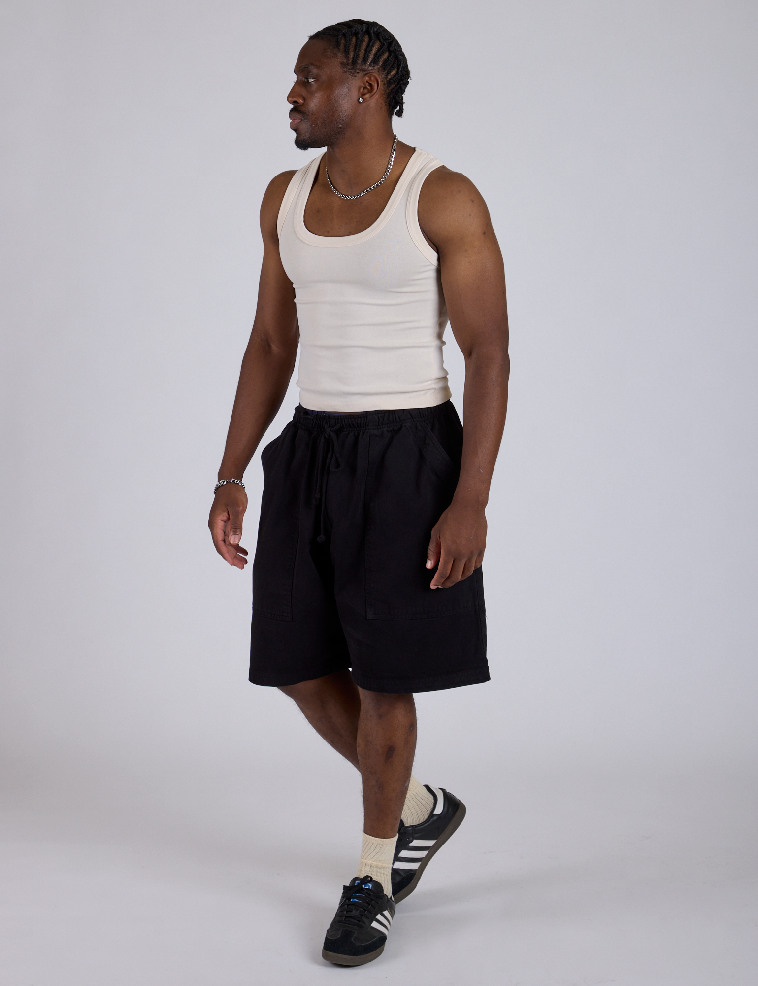 Drawstring Shorts - Basic Black – BIG BUD PRESS