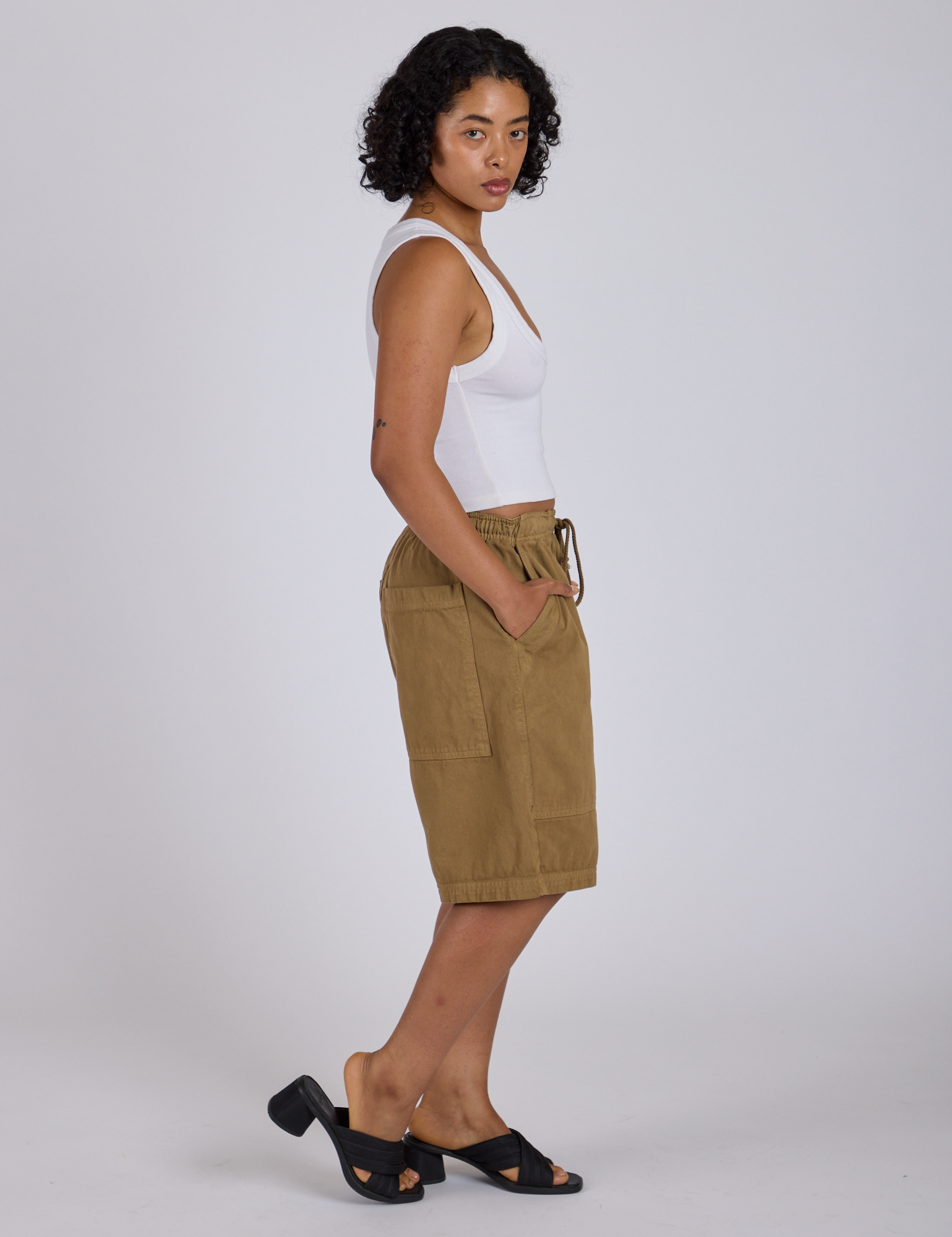 Drawstring Shorts - Desert Brown