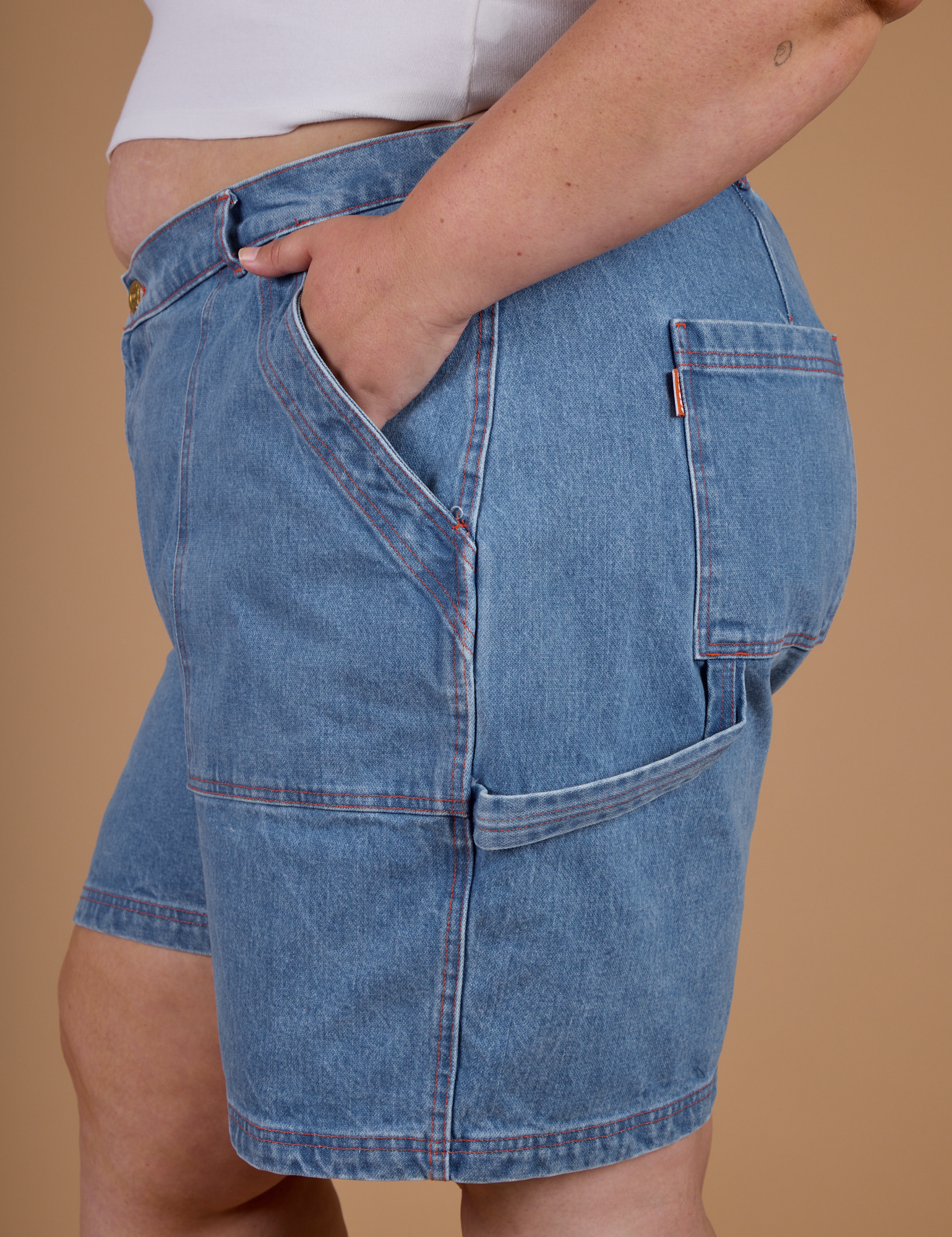 Carpenter Shorts - Medium Wash