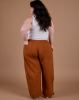 Drop Pocket Cargo Pants - Burnt Terracotta