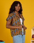 Fruit Fantasy Pantry Button-Up