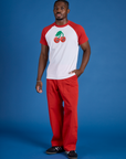 Produce Raglan Tee - Cherry