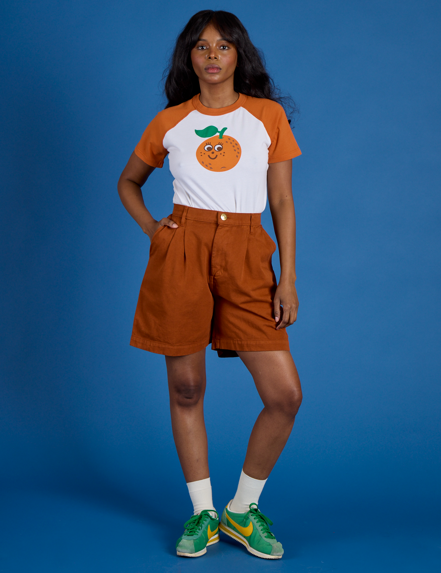 Produce Raglan Tee - Orange