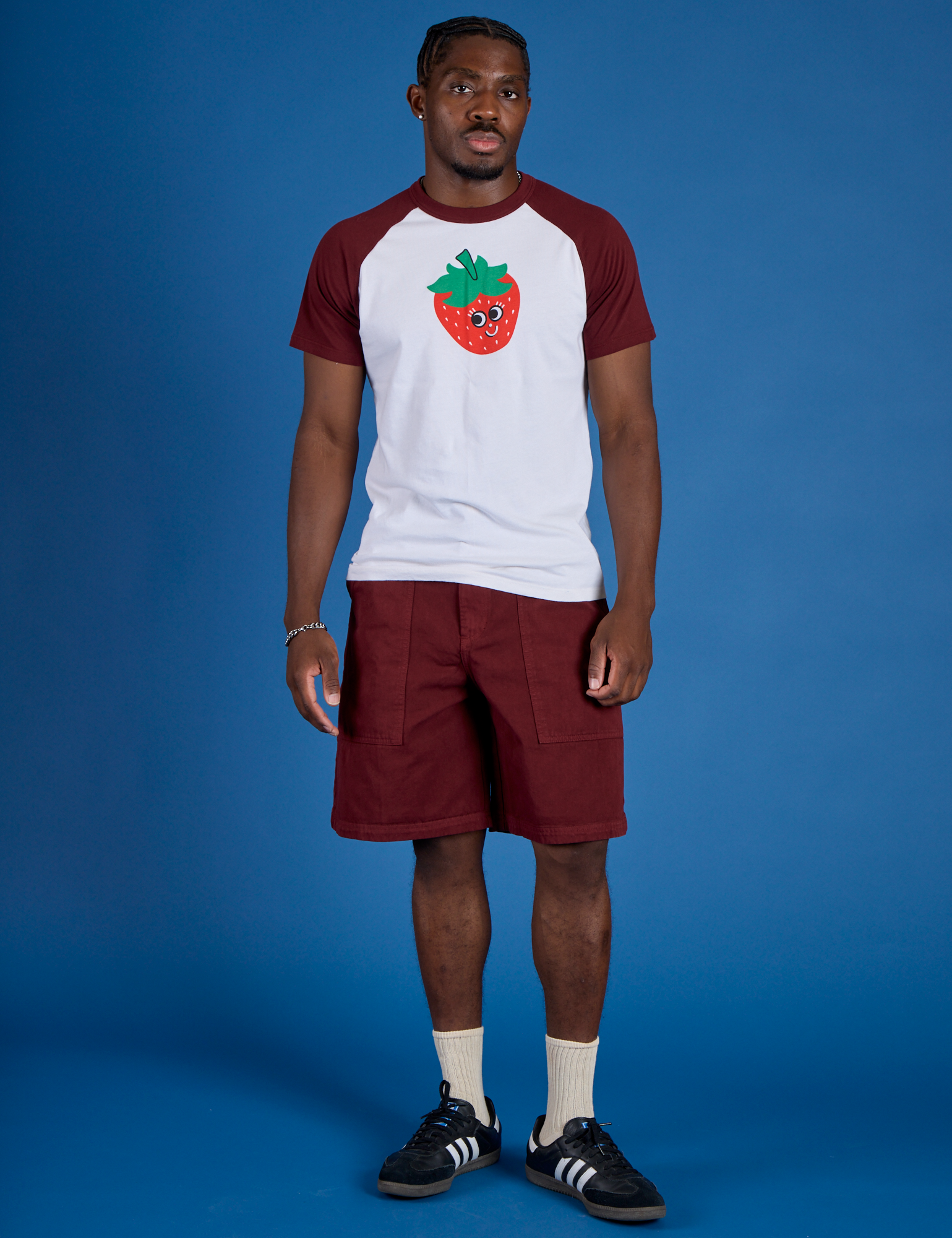 Produce Raglan Tee - Strawberry