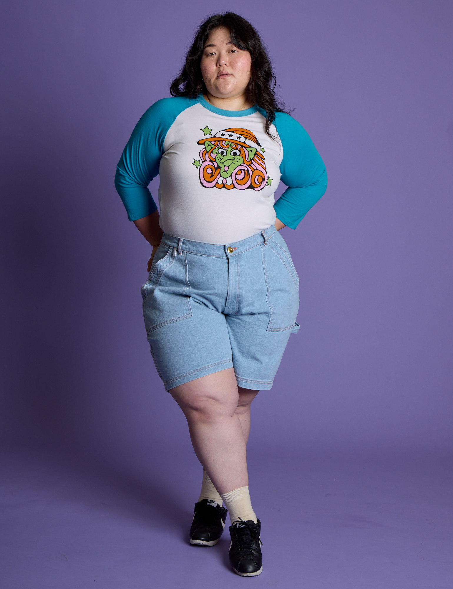 *PRE-ORDER* Halloween Raglan Tee - Witch