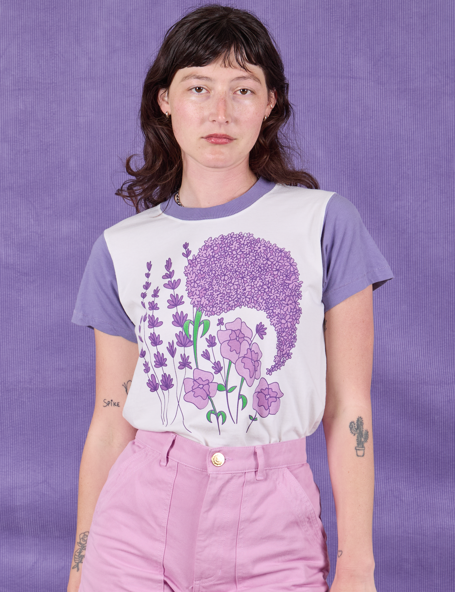 Anniversary Tee in Lush Lilac on Alex
