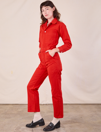 Everyday Jumpsuit - Mustang Red *FINAL SALE*