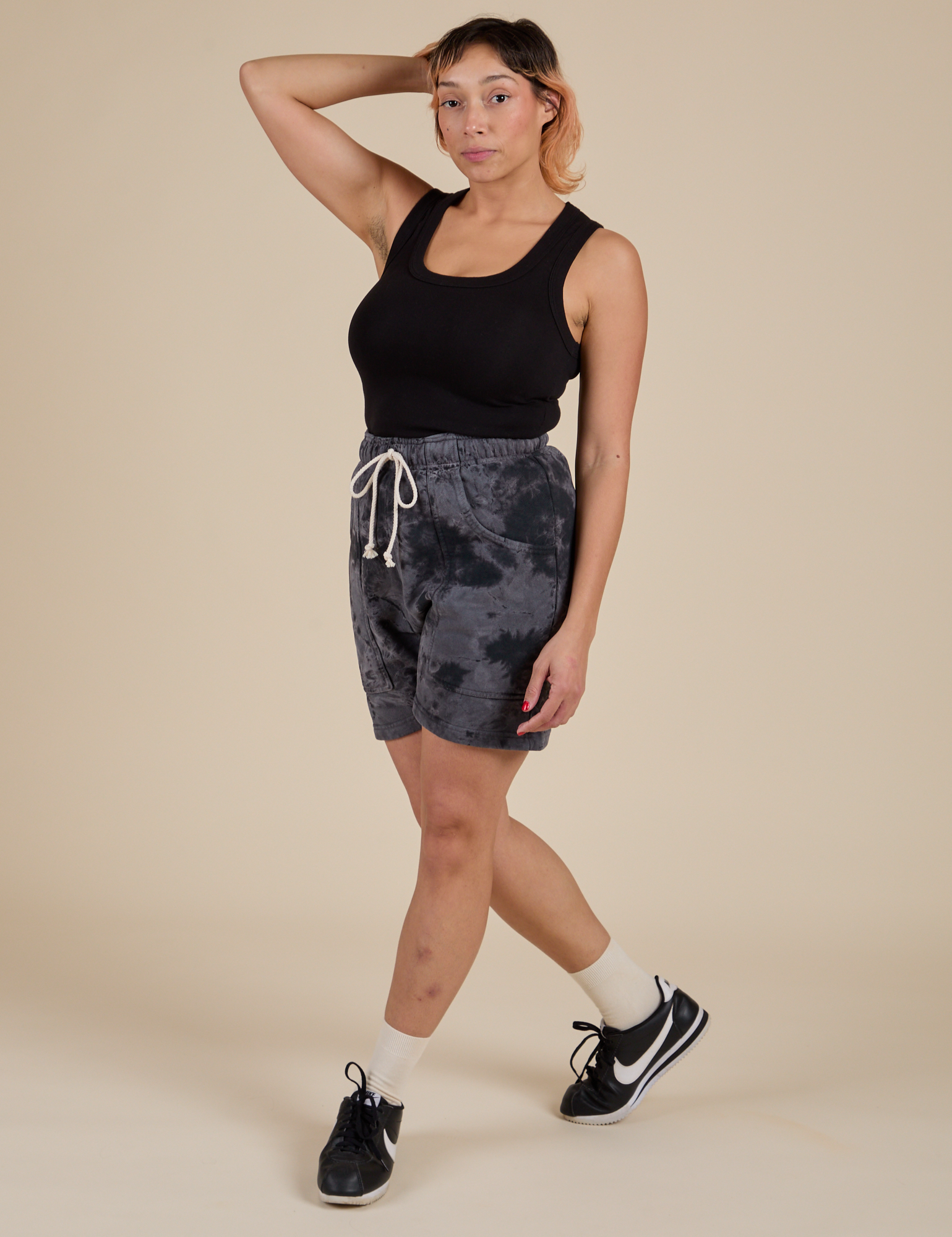 Heavyweight Sweat Shorts - Black Magic Waters