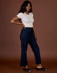 TRY-A-STYLE TUESDAY - Linen Action Pants - Navy Blue *FINAL SALE*