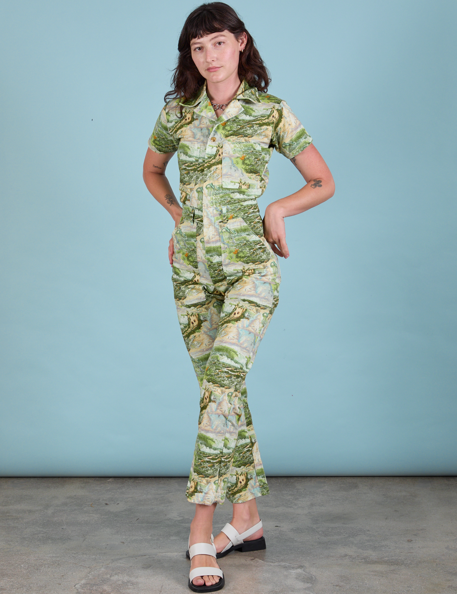 Ocean and Sky Jumpsuit on Alex