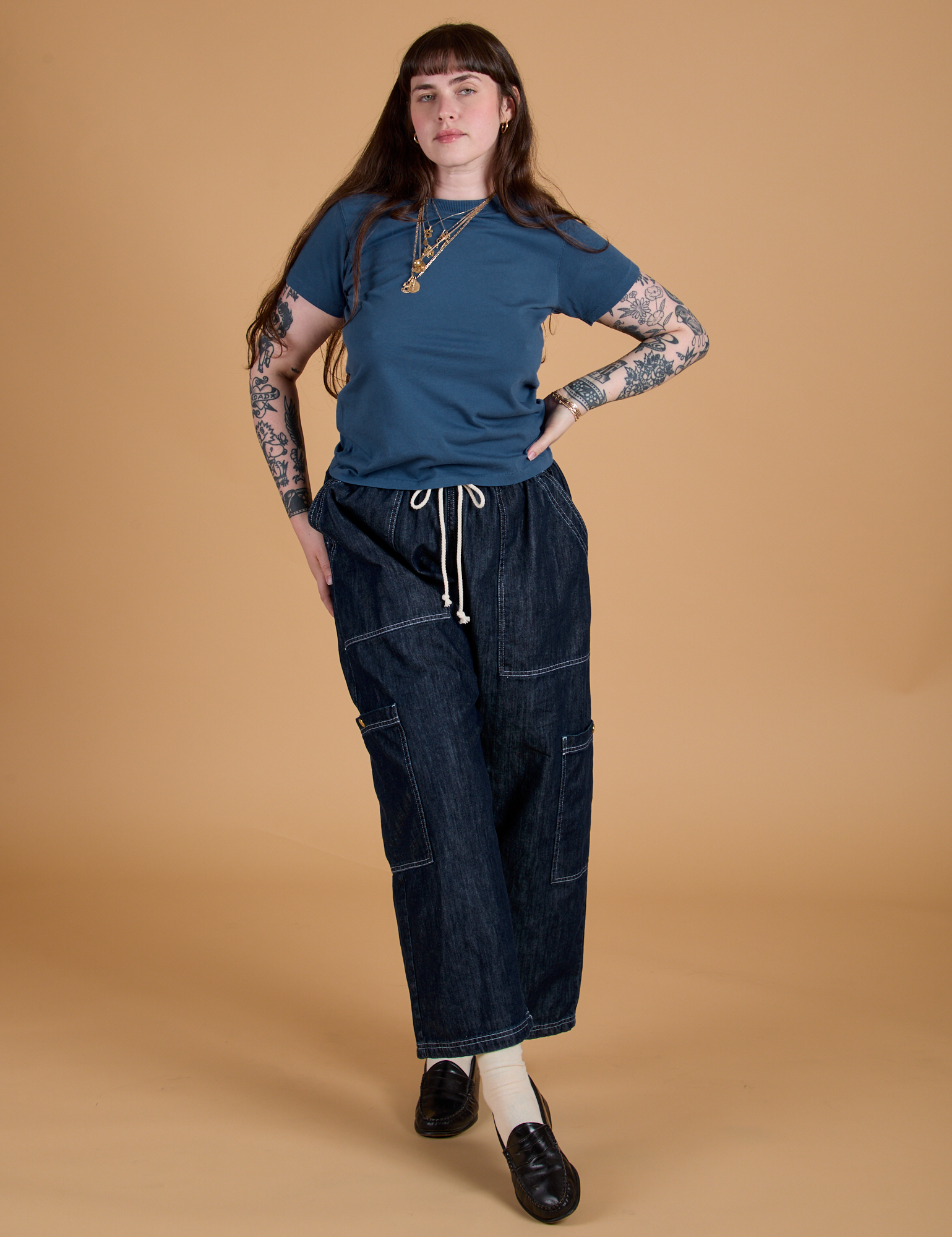 The Organic Vintage Tee - French Blue