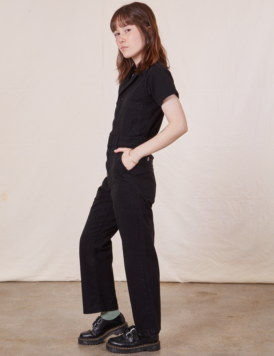 Petite Black Sleeveless Jumpsuit PCD34