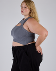 Porthole Tank - Washed Grey