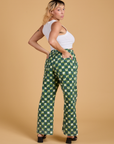 Printed Action Pants - Lucky (Green)