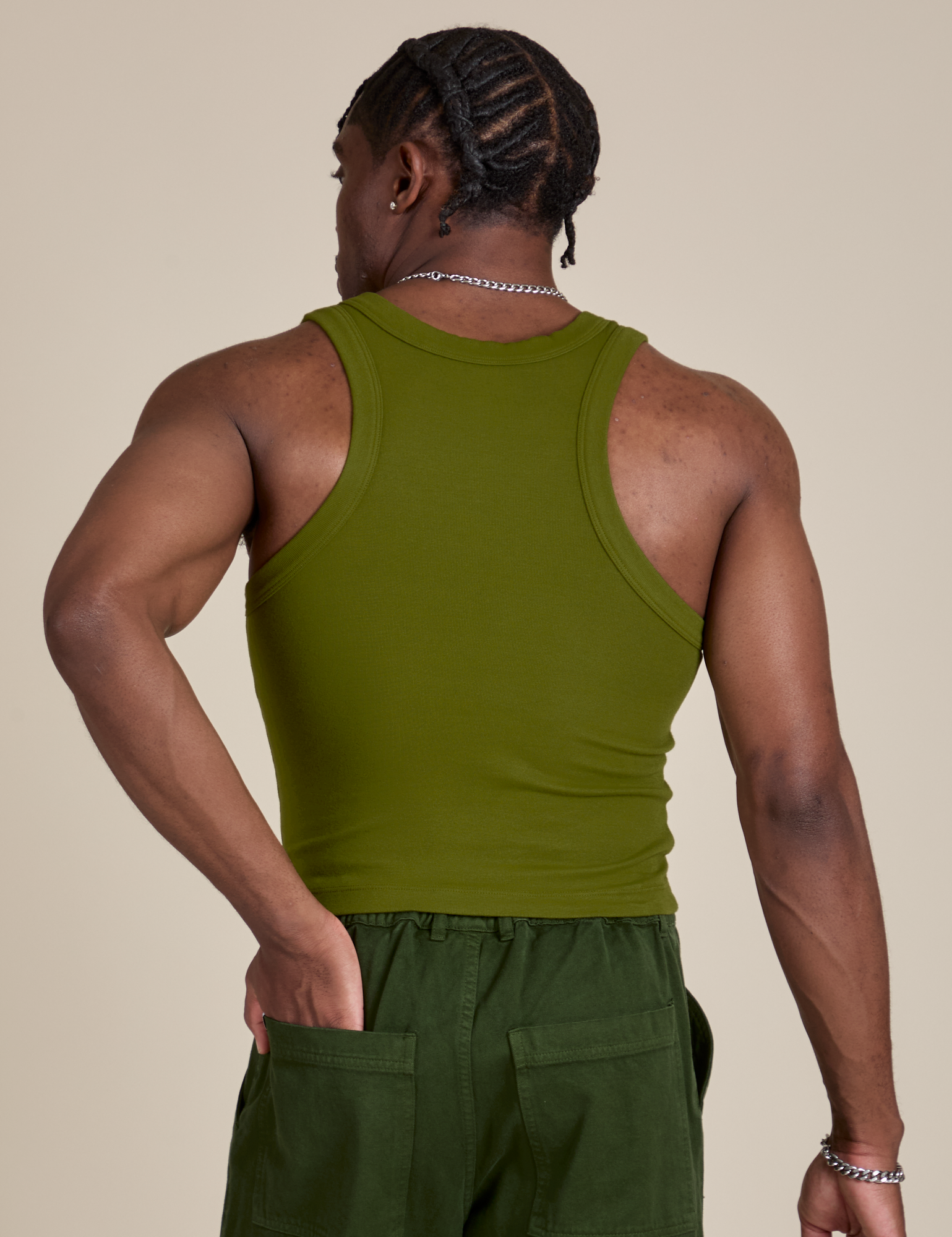 Racerback Tank - Summer Olive