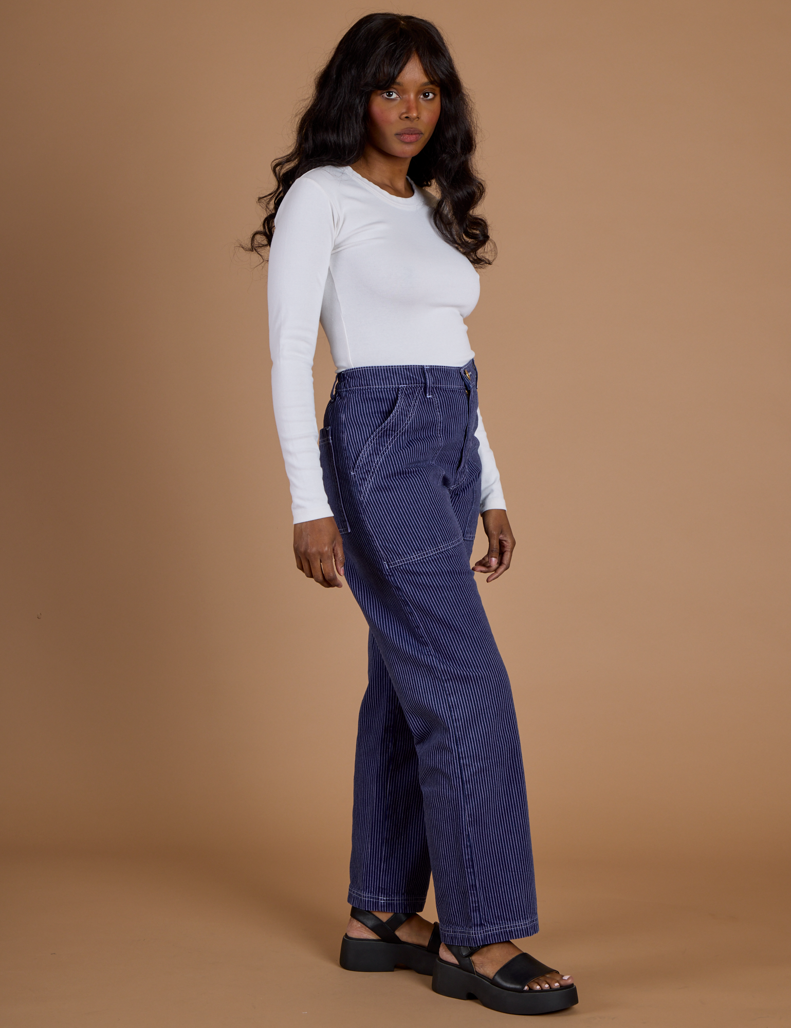 Railroad Denim Work Pants - Faded Grape Overdye