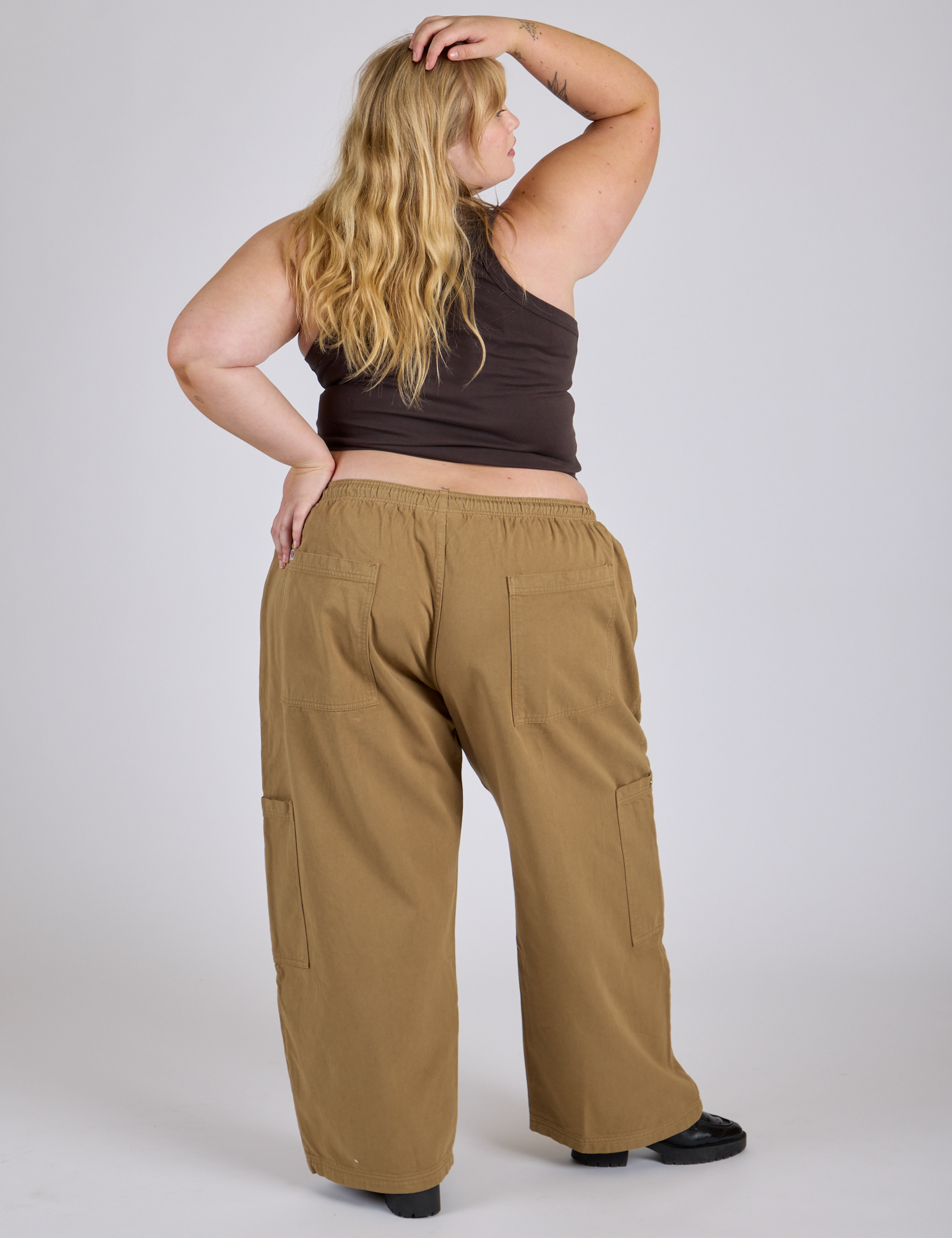 Drop Pocket Cargo Pants - Desert Brown