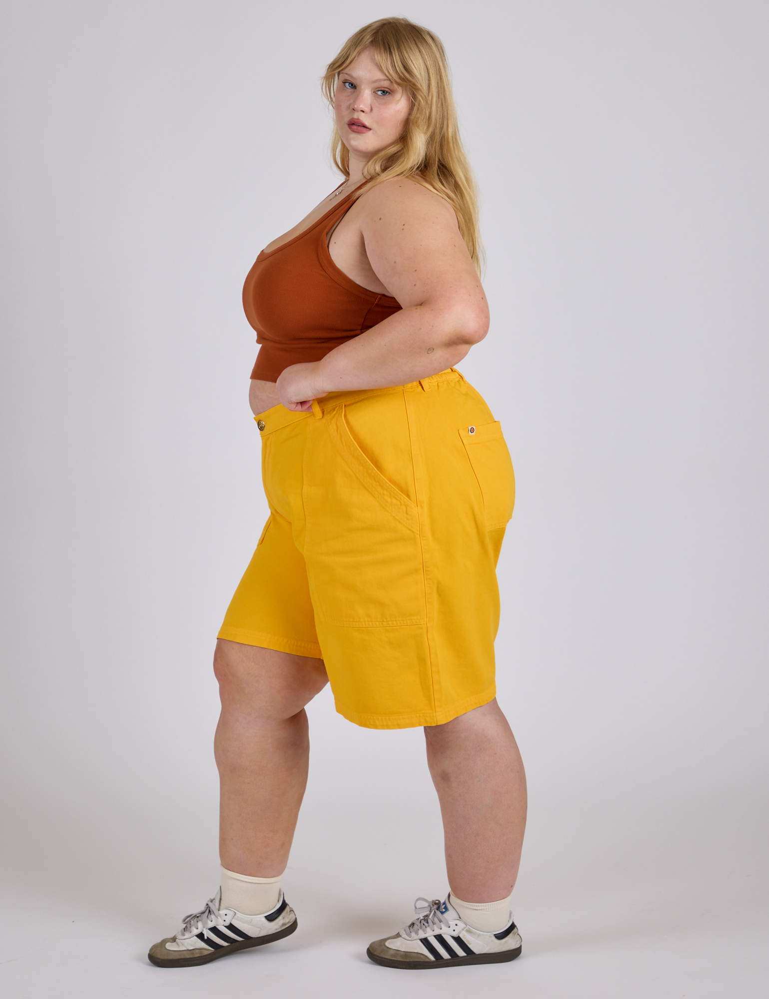 Longline Work Shorts - Sunshine Yellow – BIG BUD PRESS