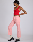Work Pants - Baby Pink