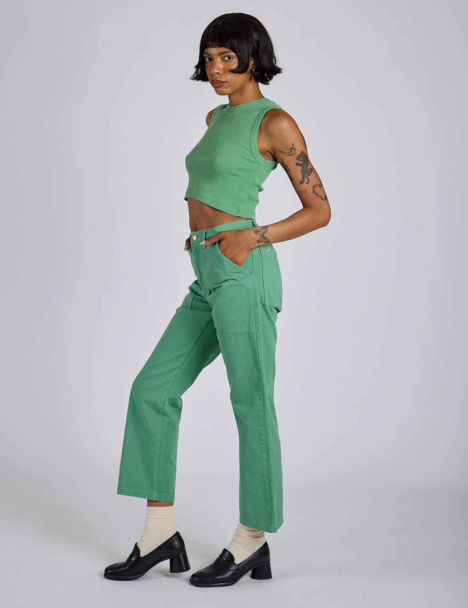 Work Pants - Seafoam Green