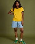 Vintage Ringer Tee - Sunshine Yellow