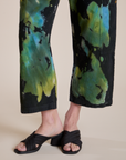 Magic Waters Drop Pocket Pants in Green Pool pant leg close up on Alex