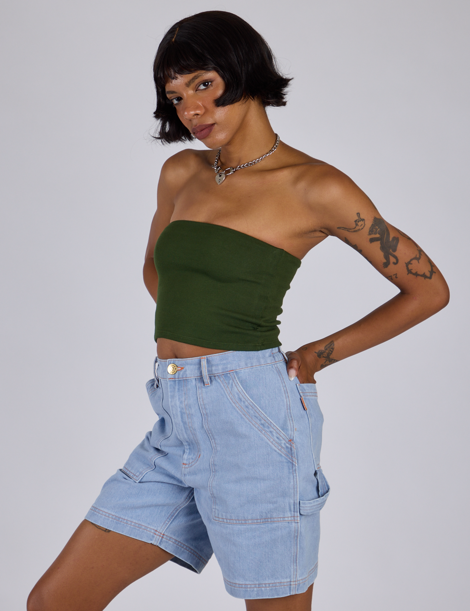 Tube Top - Evergreen