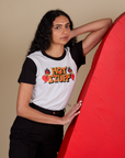 Vintage Tee in Hot Stuff on Shahana