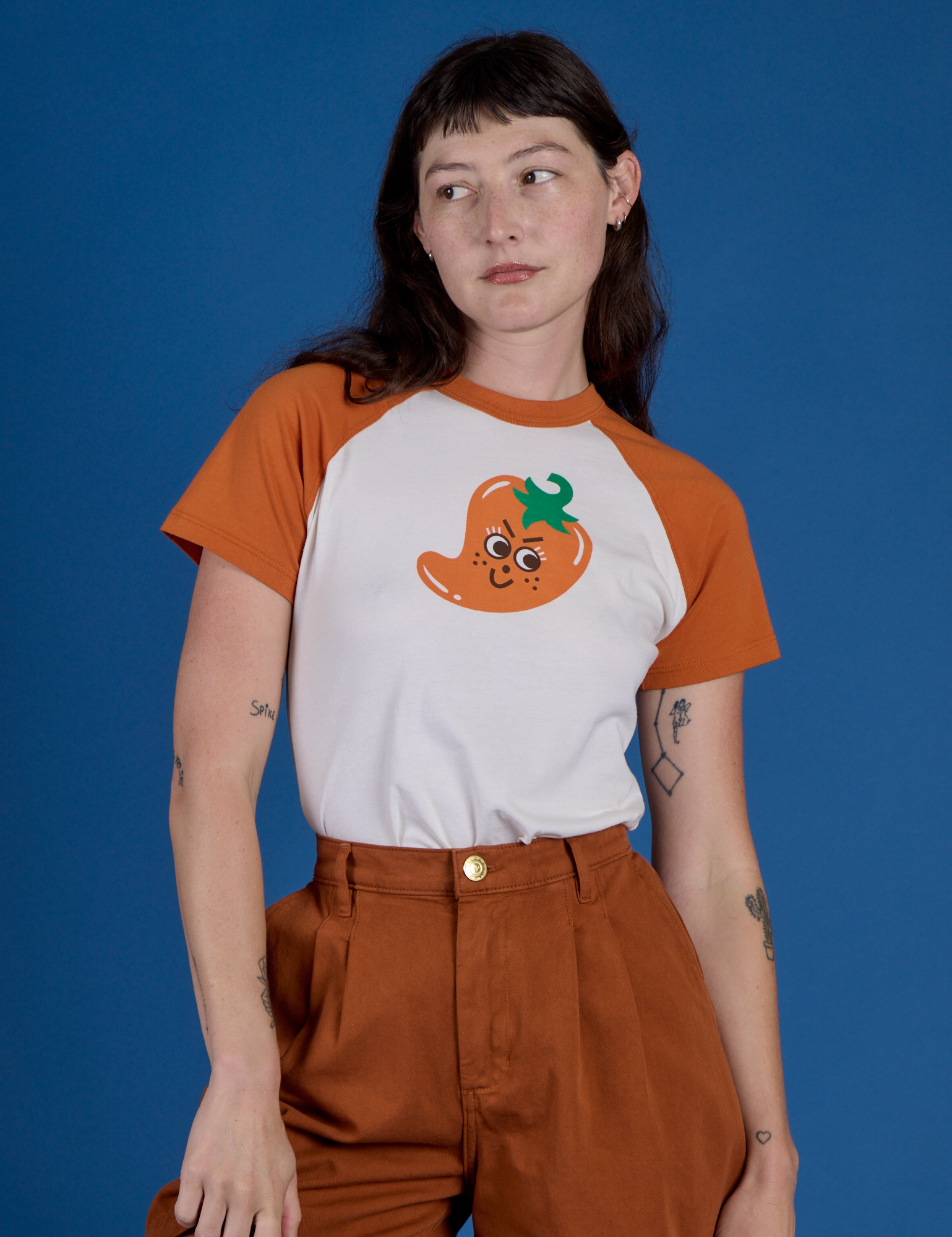 Produce Raglan Tee - Habanero