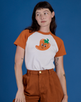 Produce Raglan Tee - Habanero