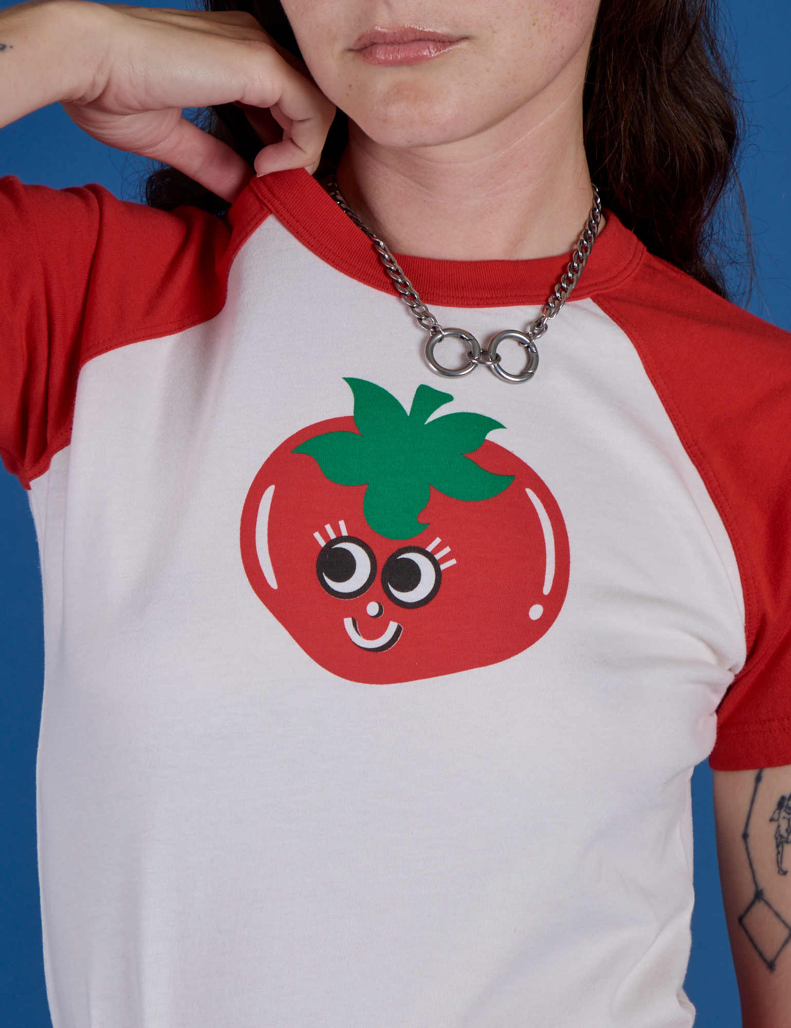Produce Raglan Tee - Tomato