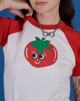 Produce Raglan Tee - Tomato