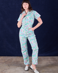 Vintage Wallpaper Jumpsuit