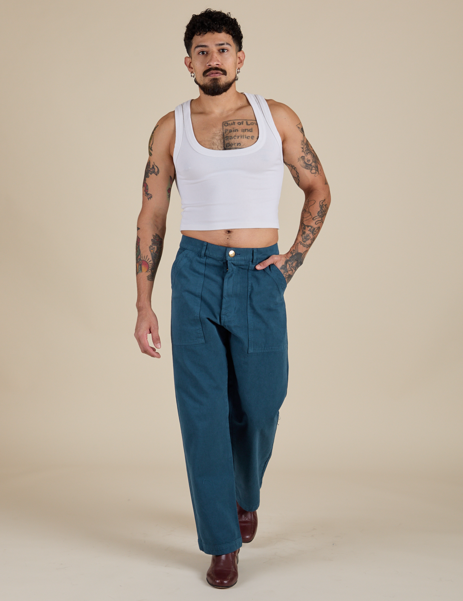 Work Pants - Lagoon – BIG BUD PRESS