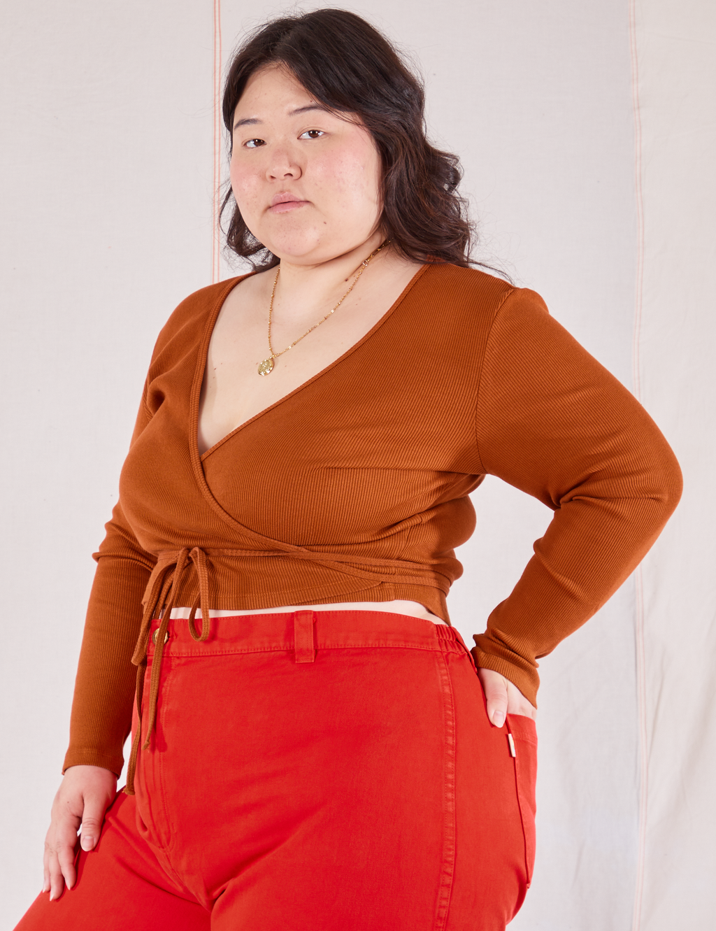 Wrap Top - Burnt Terracotta – Big Bud Press