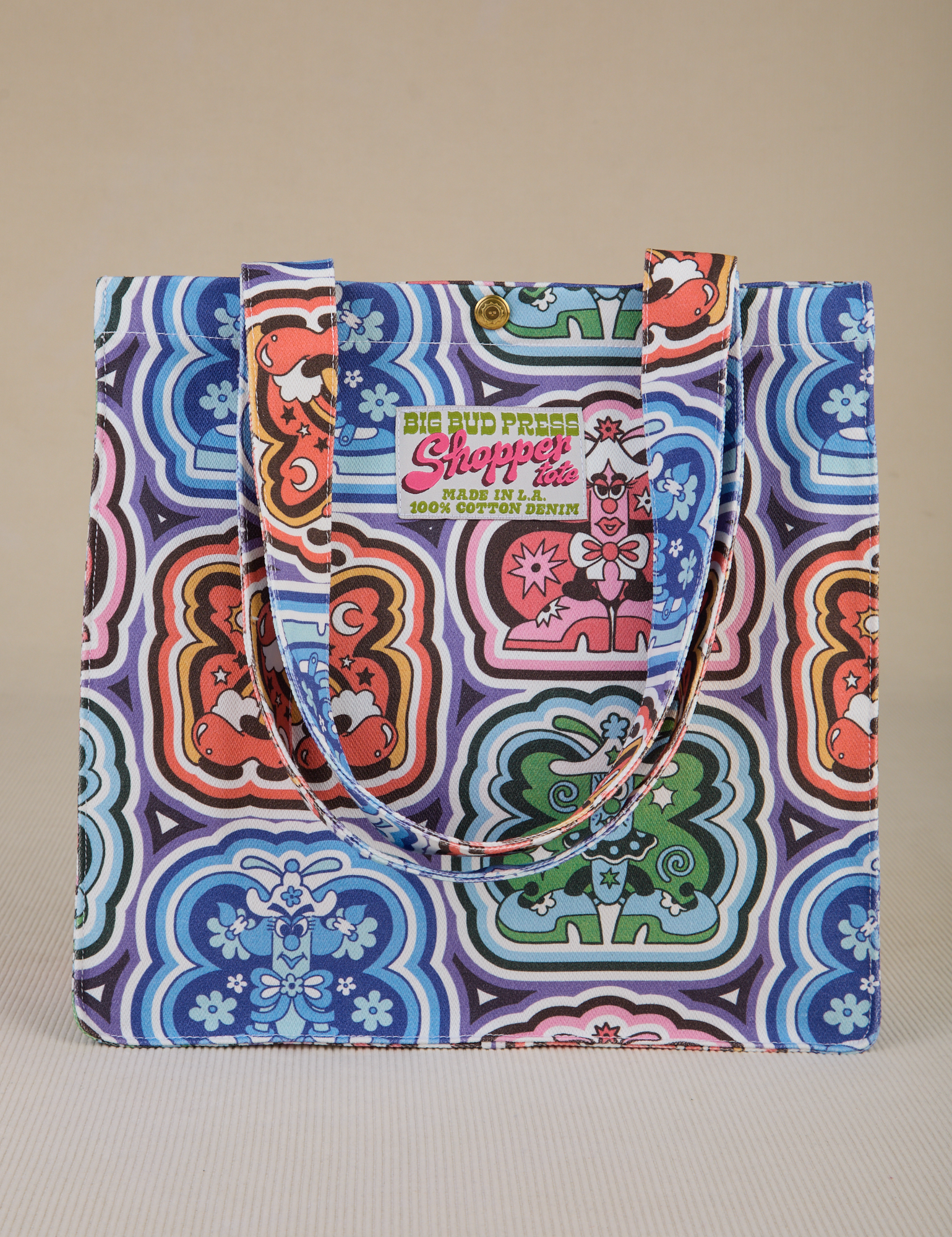 Butterfly Kaleidoscope Shopper Tote