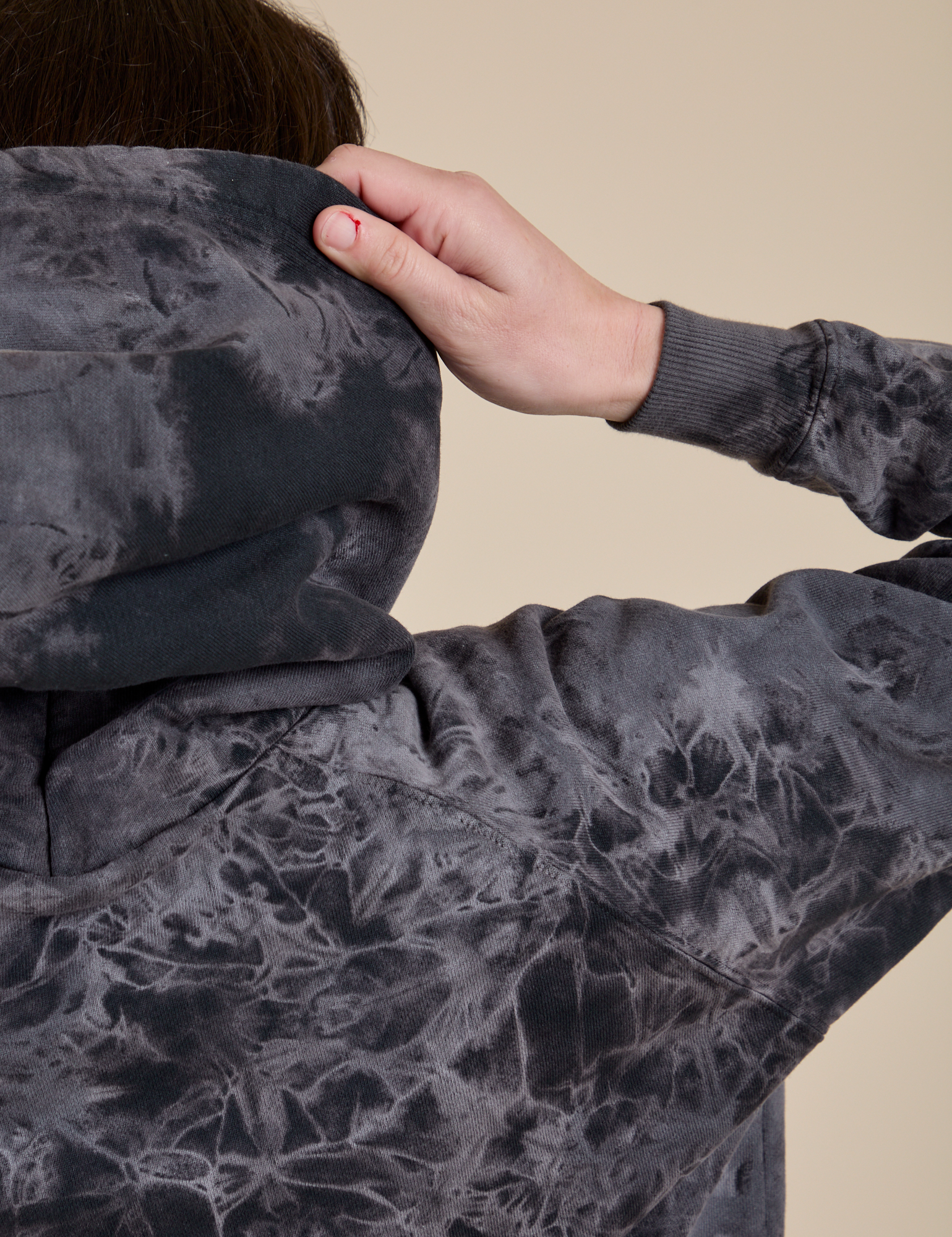 Heavyweight Oversized Hoodie - Black Magic Waters