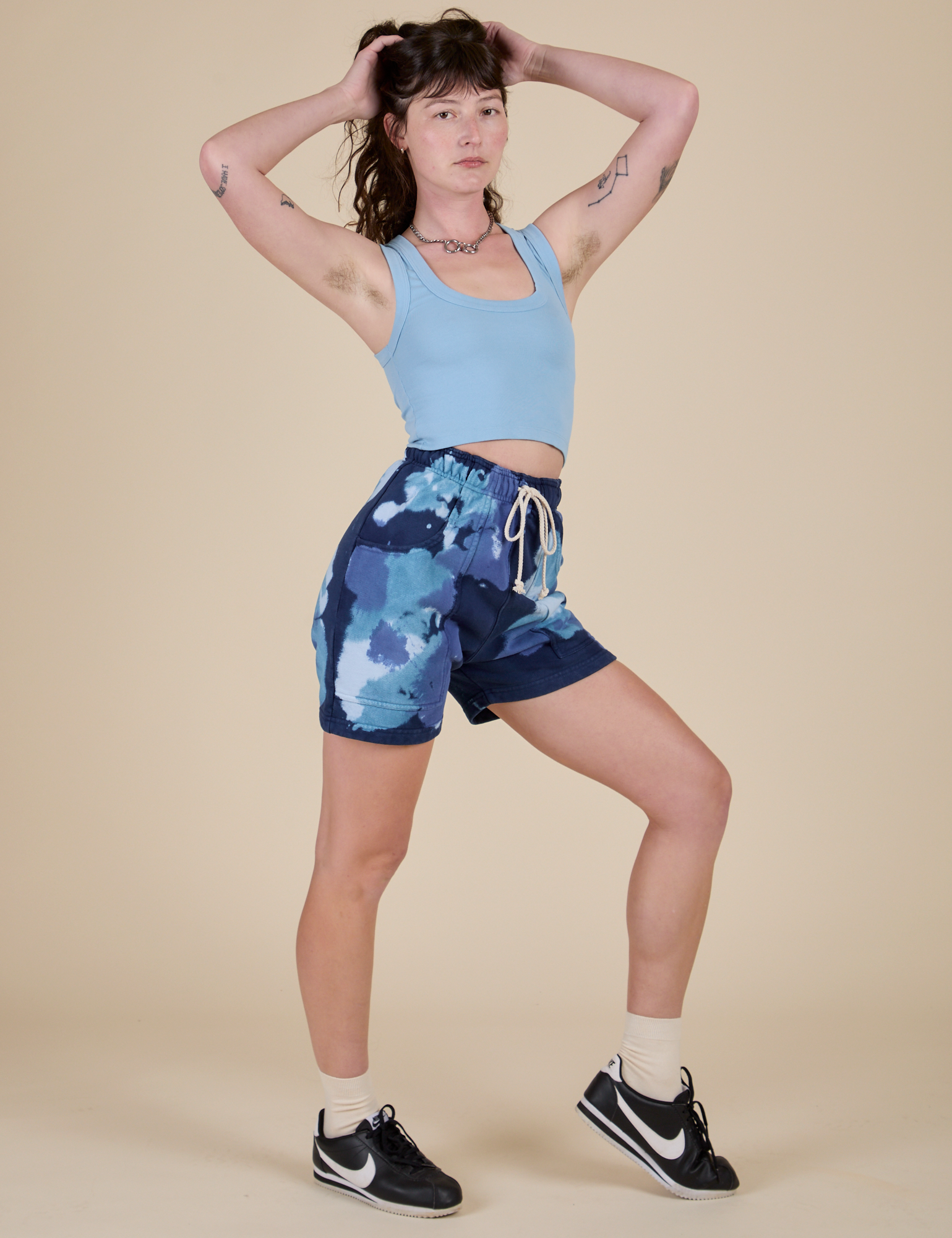 Heavyweight Sweat Shorts - Blue Magic Waters